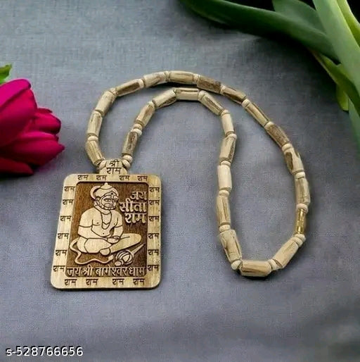 Tulsi Mala with Hanuman Pendant – For Peace, Protection & Devotion