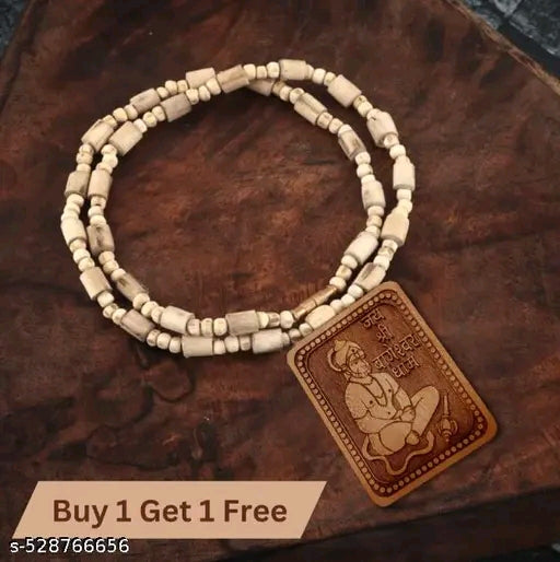Tulsi Mala with Hanuman Pendant – For Peace, Protection & Devotion